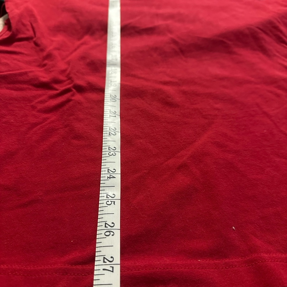 Tommy Hilfiger red long sleeve e men’s red Large shirt - Picture 3 of 8